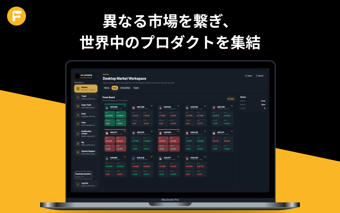 Finger Traderデスクトップ版をダウンロード